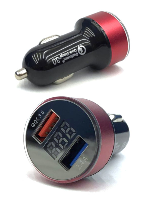2xUSB Quick Charge 3.0 Car Charger